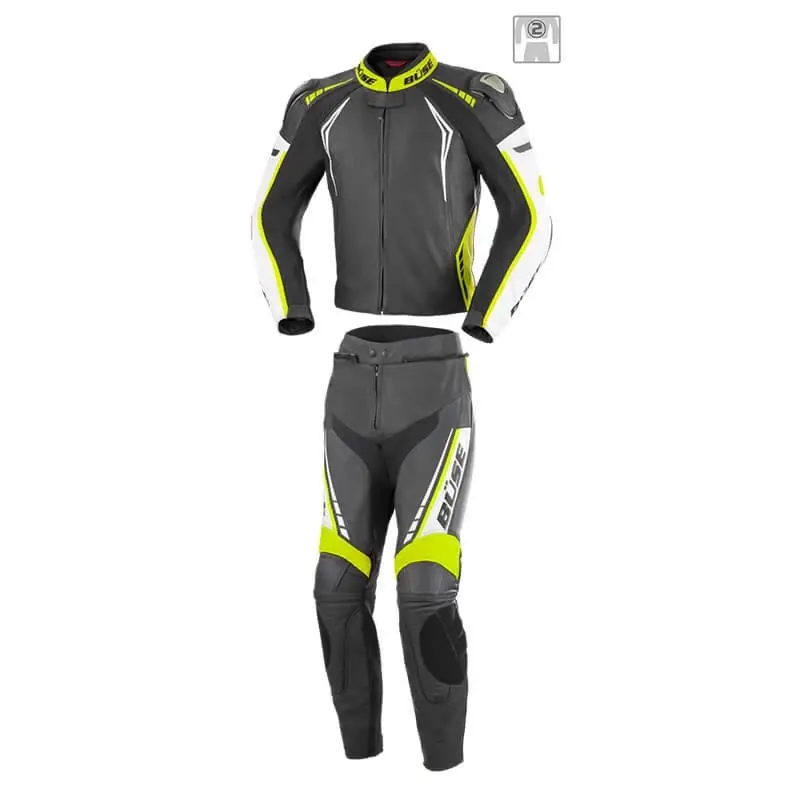Wybór klientów Kombinezon motocyklowy damski BUSE Silverstone Pro czarno-neonowy 106408