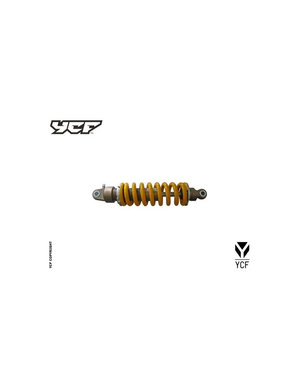 Amortyzator 270mm 750lbs pitbike START/SM 125 YCF Super okazja