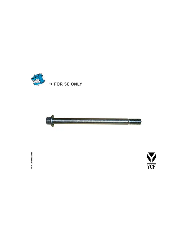Nie przegap Ośka koła przedniego 170mm pitbike 50 YCF