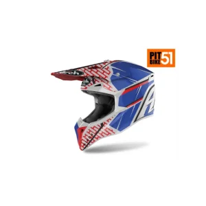 Cena promocyjna Kask Airoh Wraap Idol Red/Blue Gloss Matt