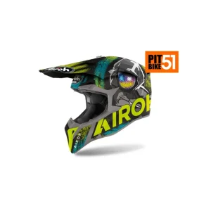 Dostępne od ręki Kask Airoh Wraap Alien Yellow Matt