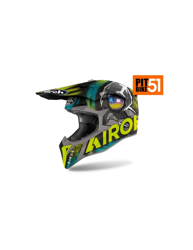 Dostępne od ręki Kask Airoh Wraap Alien Yellow Matt