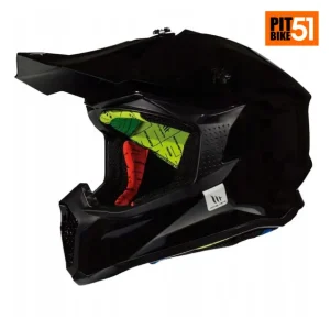 Promocja Kask motocyklowy enduro MT Helmets Falcon czarny połysk