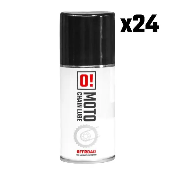 OMOTO ZESTAW 24 SZTUKI SPRAY SMAR DO ŁAŃCUCHA 150ML OFF ROAD O! CHAIN LUBE (O!MOTO) (OLE-042) (PAKIET 24 SZTUKI) Tylko dziś