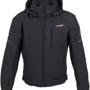 Ostatnie sztuki ROLEFF PROMOCJA KURTKA TEKSTYLNA SOFTSHELL KRÓTKA MODEL RO1513 (3W1) KOLOR CZARNY ROZMIAR XL