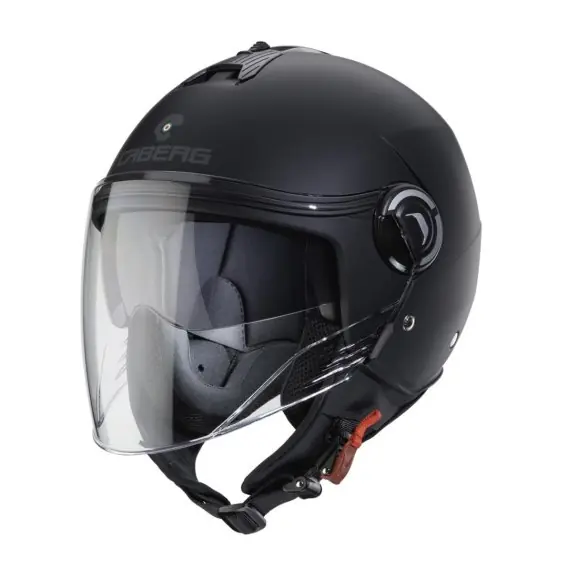 Ekspresowa dostawa CABERG KASK OTWARTY JET Z BLENDĄ MODEL RIVIERA V4X SOLID KOLOR CZARNY MAT ROZMIAR M