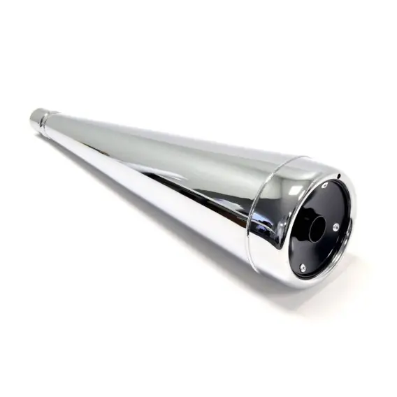 EMGO KOŃCÓWKA WYDECHU / TŁUMIK CHROMOWANY HONDA CX 500 ‘78-‘79 PRAWY (OEM 18330-415-023) (REPLIKA ORYGINAŁU) Tylko do końca tygodnia