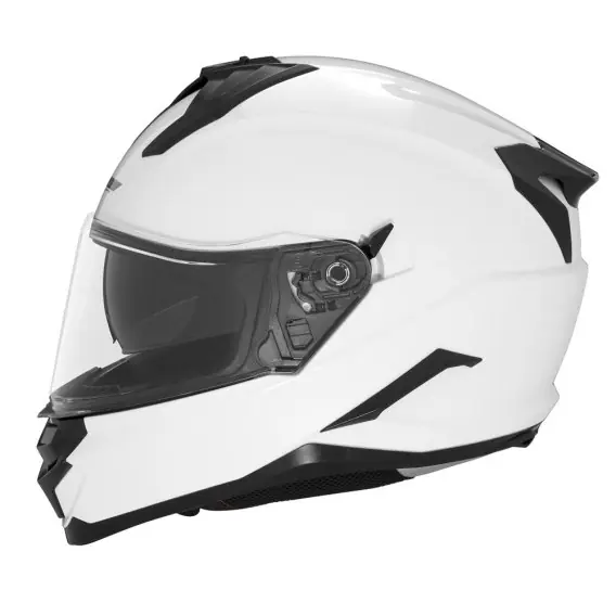 Bestseller NOX KASK INTEGRALNY (FULL FACE) Z BLENDĄ N304S SOLID KOLOR BIAŁY POŁYSK ROZMIAR XL
