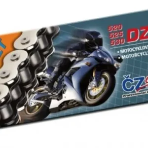 CZ ŁAŃCUCH NAPĘDOWY 525 DZX (118 OGNIW) ACTIVE RING (X-RING) CHROM DO 1000 CCM (40,0 KN) + ZAKUWKA DRĄŻONA Zniżka