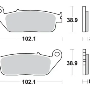 SBS KLOCKI HAMULCOWE KH142 / KH226 TRACK AND SPORT SINTER KOLOR ZŁOTY (ZAMIENIA MIESZANKĘ RS) Oferta