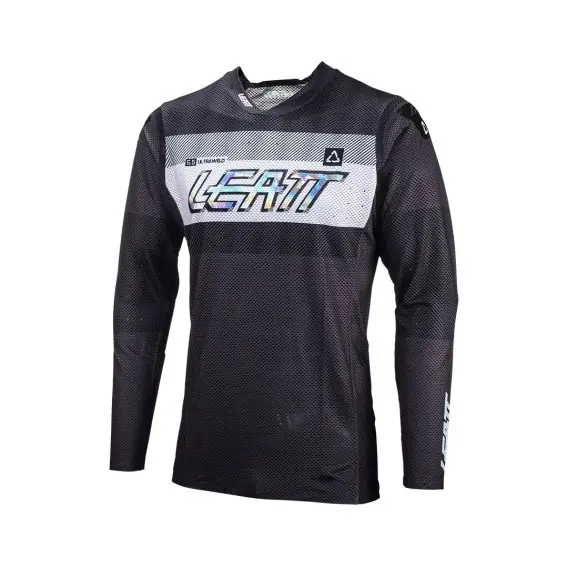 Super okazja LEATT KOSZULKA MOTO 5.5 ULTRAWELD JERSEY GRAPHITE KOLOR GRAFITOWY/BIAŁY ROZMIAR M