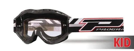 Wyjątkowa oferta PROGRIP GOGLE PG3101-102 ATZAKI KID DZIECIĘCE KOLOR CZARNY (SZYBA PG3111 PRZEZROCZYSTA 1MM, NO FOG, ANTI UV) (PG3101BK ) (3101-1