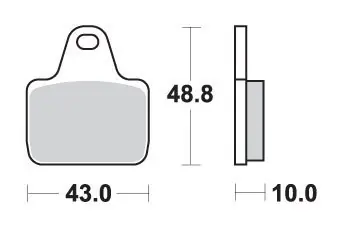 Rabat SBS WYPRZEDAŻ KLOCKI HAMULCOWE KH435/4 RACING DUAL CARBON KOLOR CZARNY PASUJE DO ZACISKU PVM, AP, BREMBO PRZÓD