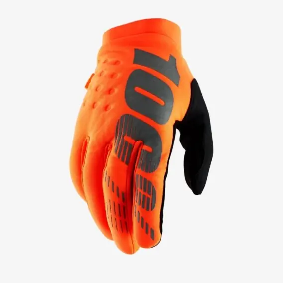 100 PROCENT RĘKAWICE CROSS/ENDURO BRISKER SOFTSHELL KOLOR POMARAŃCZOWY/CZARNY ROZMIAR M Oferta