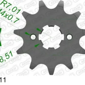AFAM 2026/04 ZĘBATKA PRZEDNIA 2153 11 APRILIA RS/RX 50 ‘06-‘11 (JTF1129.11) (ŁAŃC. 420) - ZASTĘPUJE JTF1128.11 I JTF1127.11 Ograniczona ilość