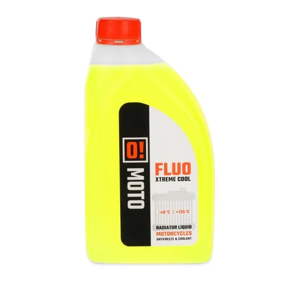 OMOTO PŁYN DO CHŁODNIC 1L O! FLUO XTREME COOL +135 GOTOWY DO UŻYCIA (O!MOTO) (OLE-001) (-40 DO +135) Bezpieczne zakupy