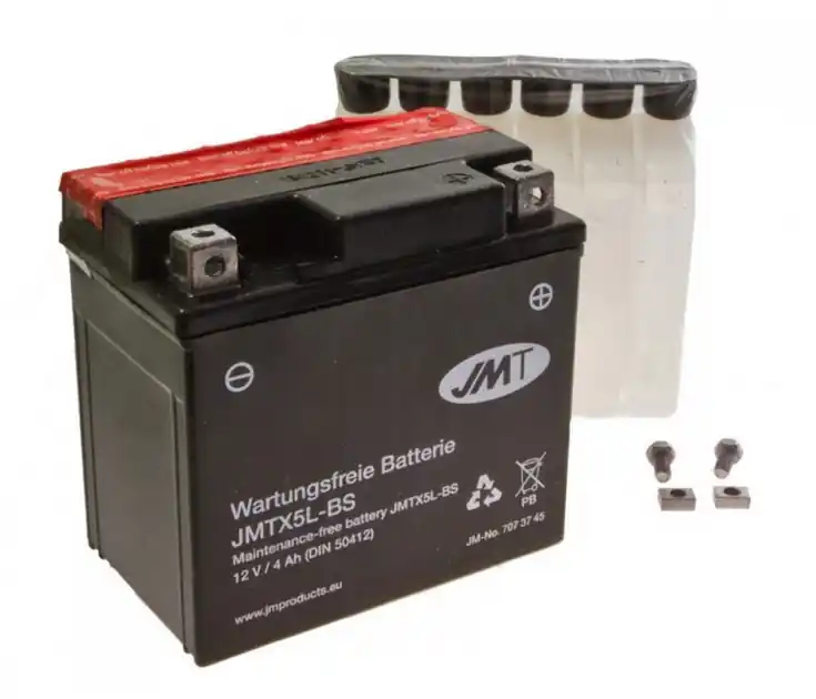 Akumulator bezobsługowy z elektrolitem JMT YTX5L-BS Wysoka jakość