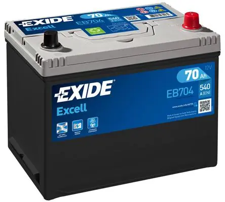 Okazja Akumulator EXIDE Excell 12V 70Ah 540A P+