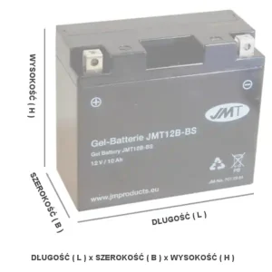 Tani Akumulator żelowy JMT YB12A-B GEL