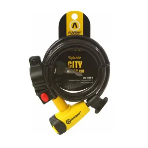 AUVRAY Linka spiralna CITY 15mm z zamkiem i uchwytem - długość 150 cm, średnica 15 mm Kup online