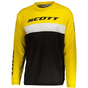 Hit sprzedaży Bluza Jersey 350 Swap Evo black/yellow SCOTT