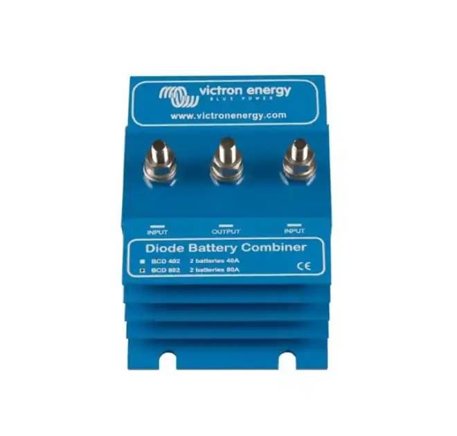 Ekspresowa dostawa Diodowy przełącznik baterii BCD 802 2 batteries 80A Victron Energy