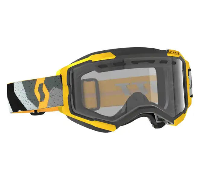 Gogle Fury Enduro camo grey/yellow / clear SCOTT Szybka dostawa