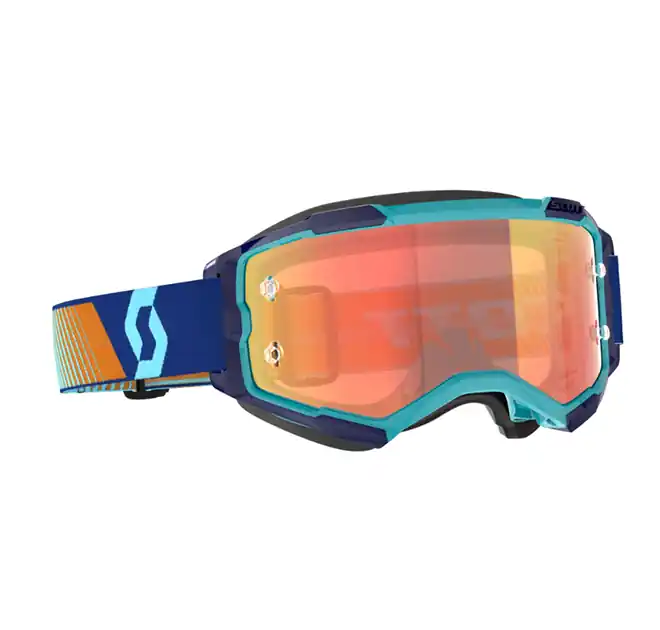 Gogle Fury royal blue/orange / orange chrome works SCOTT Ekspresowa dostawa