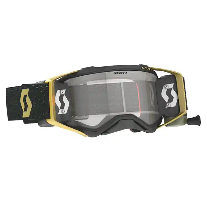 Nowy Gogle Prospect WFS black/gold / clear works SCOTT