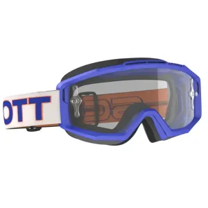 Gogle Split OTG white/blue / clear works SCOTT Premium