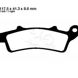 Sprawdź teraz Klocki hamulcowe SFA324 EBC Brakes