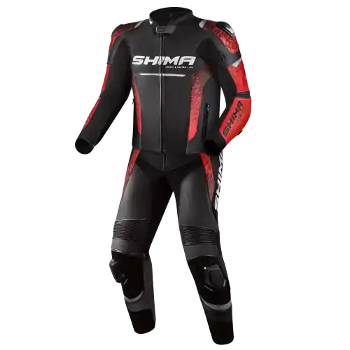 Kombinezon SHIMA STR 2.0 Black/Red Tani