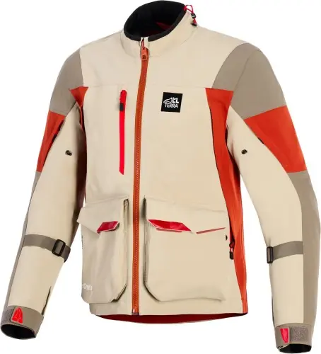 Wysoka jakość Kurtka Alpinestars MAXDURA Drystar XF red-beige
