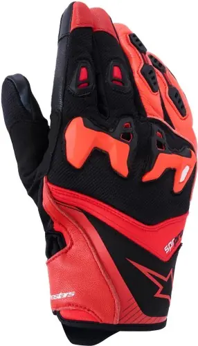 Rabat R臋kawice Alpinestars SP-R Pro black-fluo red