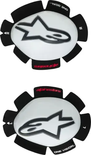Wysoka jakość Slidery kolan Alpinestars GP TECH bia艂e