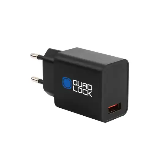 Zamów dziś 艁adowarka sieciowa Quad Lock庐 18W - Standard EU (USB A)