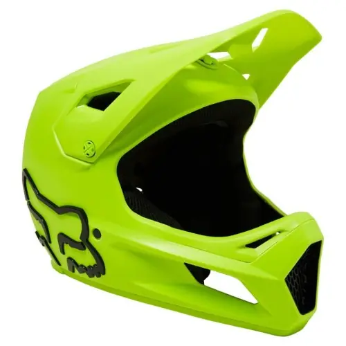 Tani KASK ROWEROWY FOX JUNIOR RAMPAGE FLUO YELLOW